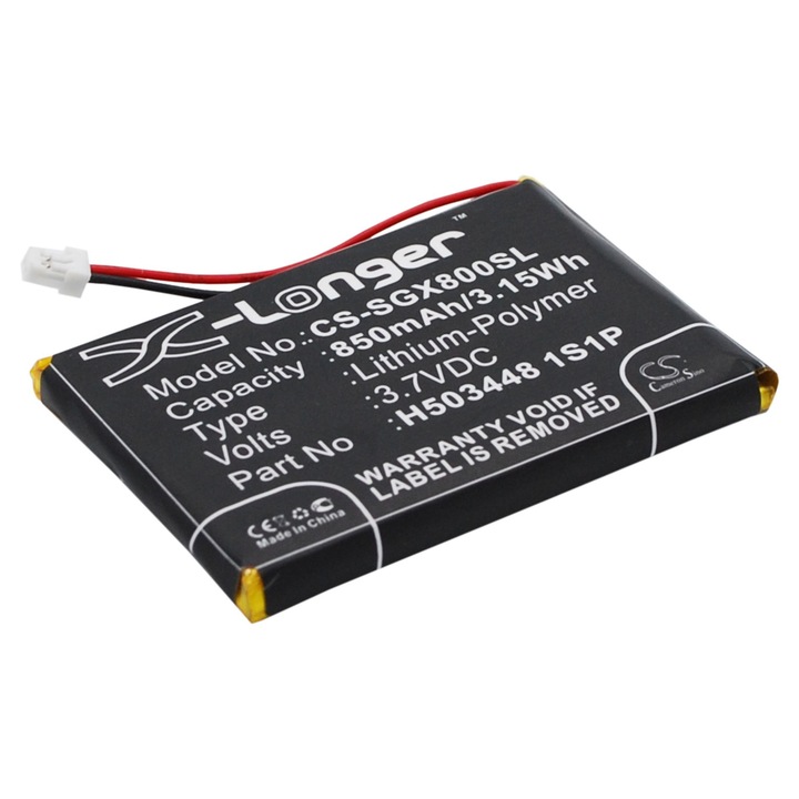 Baterie TECHTEK CS-SGX800SL Li-Polymer 850mAh