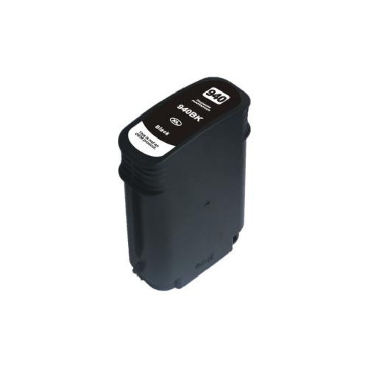 Cartus de cerneala Inkjet Compatibil Profesional, HP, HPC 940XL (C4906AN) BK NEW Ink, Negru, Compatibil cu HP OFFICEJET PRO 8500 ALL-IN-ONE WIRELESS, 8000, 8500A PLUS, 8000 ENTERPRISE, 8500A, 8500A PLUS ALL-IN-ONE, 8000 ENTERP., 8500 WIRELESS, 8500A
