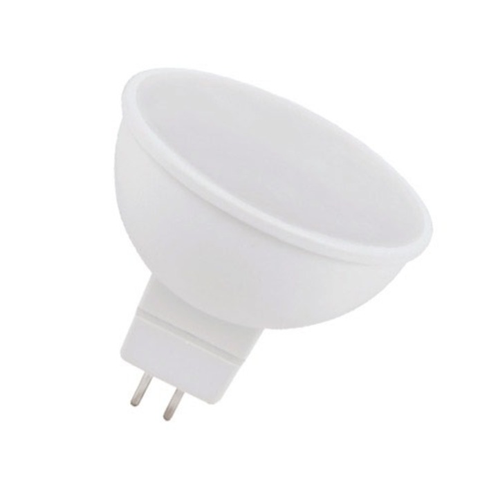 10 броя, LED спот крушка 5W 400Lm Gu5.3 6500K 95-265V, Klaus KE08402 (10/200)