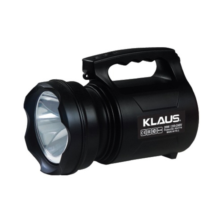 Lanterna Led 20W 9600Mah Ip65, Klaus KE47716