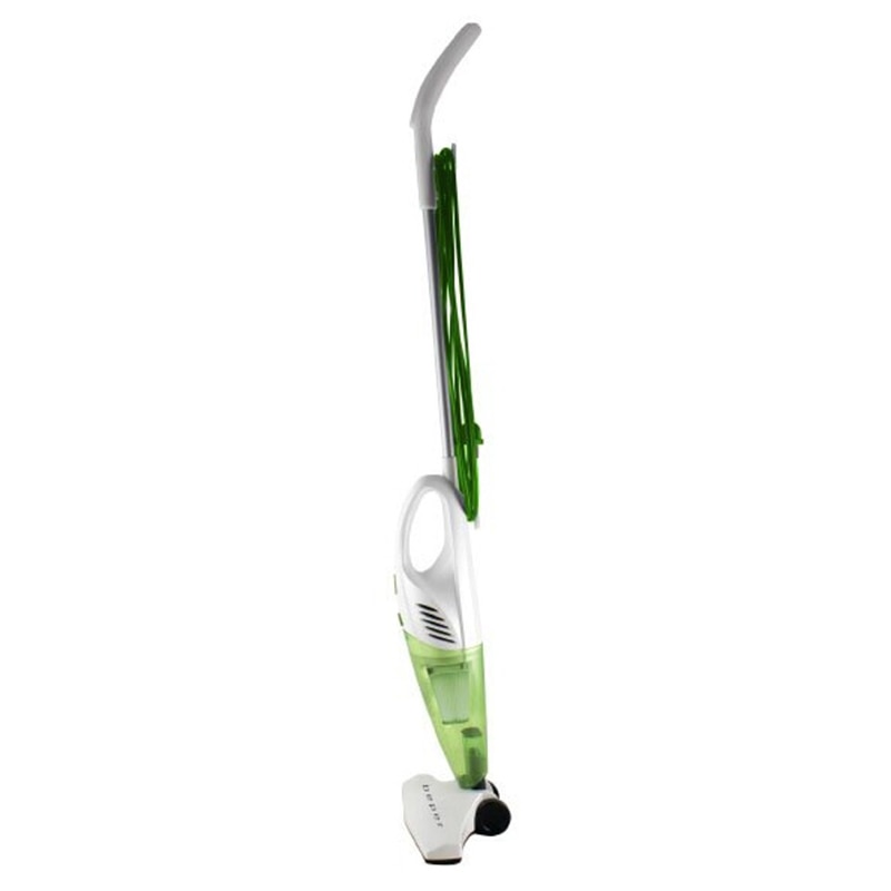 Aspirator vertical 2in1 BEPER BP50451, 1500 W, Recipient detasabil, Sistem de filtrare in trei etape Alb/Verde