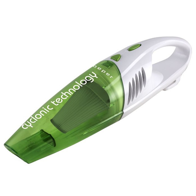 Aspirator vertical 2in1 BEPER BP50451, 1500 W, Recipient detasabil, Sistem de filtrare in trei etape Alb/Verde