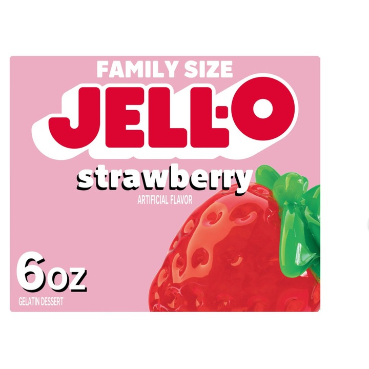 Jeleu Jell-O cu aromă de căpșune, 85 g