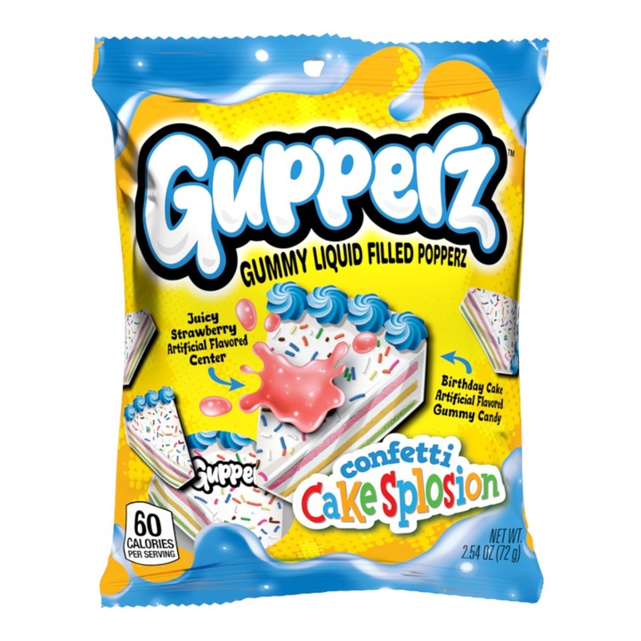 Mini tort Gupperz Confetti Cakesplosion cu confetti, 72g