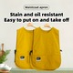 Sort de bucatarie profesional, Impermeabil si Anti-pete, Ideal pentru Gratar, Gradinarit, Pictura sau Cafenea, Curele Reglabile, Buzunare Mari, Unisex, Galben Mustar