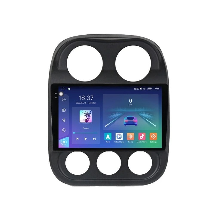 Navigatie Jeep Compass I 2011-2016 2K QLED 8GB 256GB 8 Core