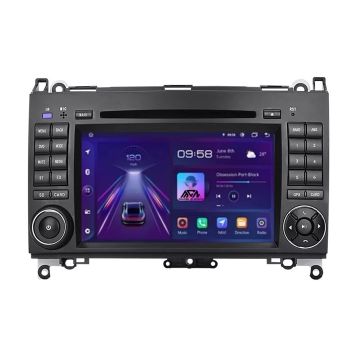 Navigatie Mercedes Benz B Class W245 2005-2011 9 Inch 2GB 32GB 4 Core