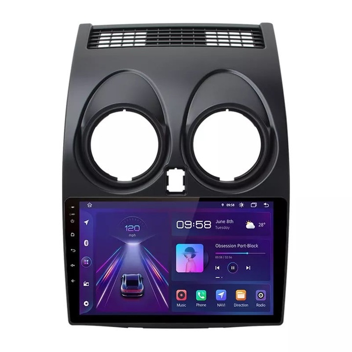 Навигация Nissan Qashqai J10 2006-2014 9 инча 1GB 32GB 4 ядра