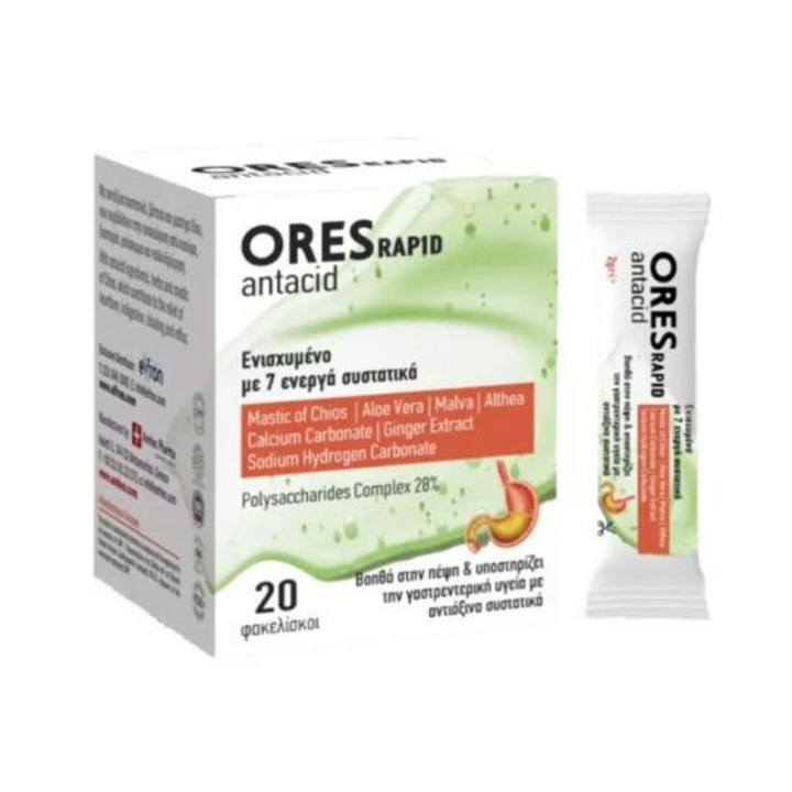 Supliment alimentar, Ores rapid EIFRON, 7 ingrediente active, 20 pliculete