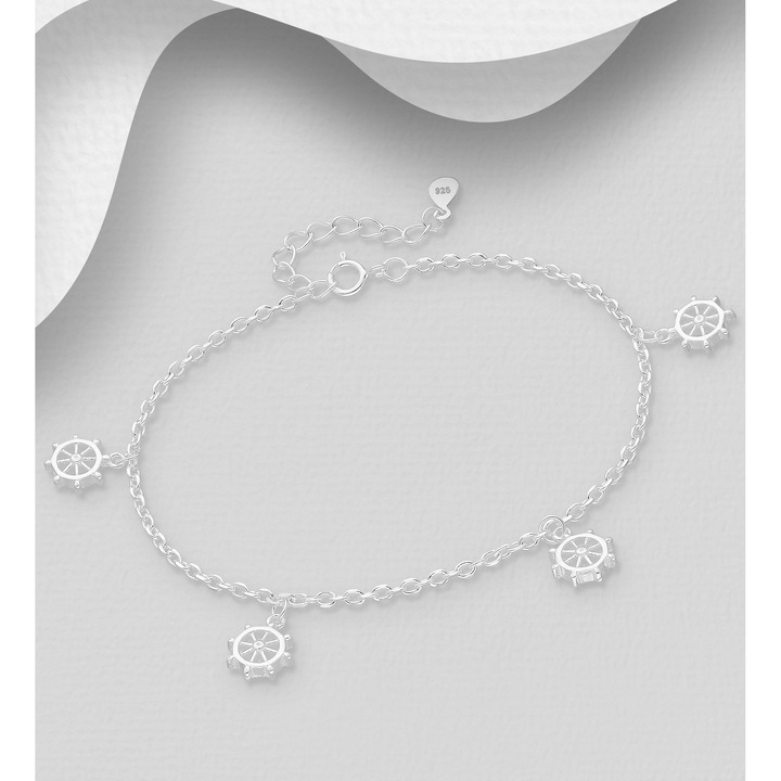 Bratara din argint cu charm timona