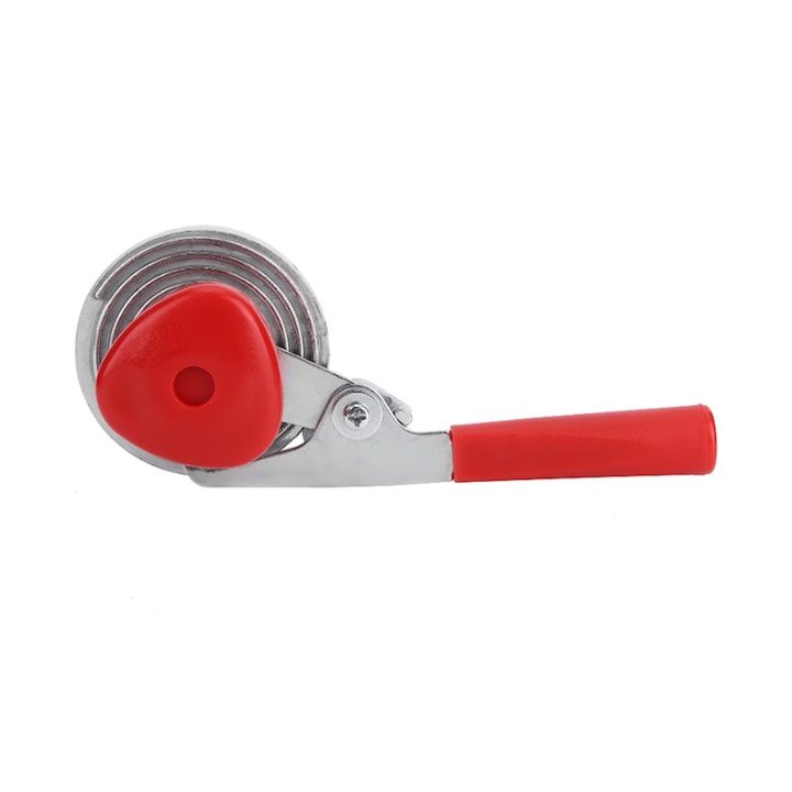 Kézi konzervnyitó Rqiurpn, vas ABS, piros ezüst, 22.5x9cm