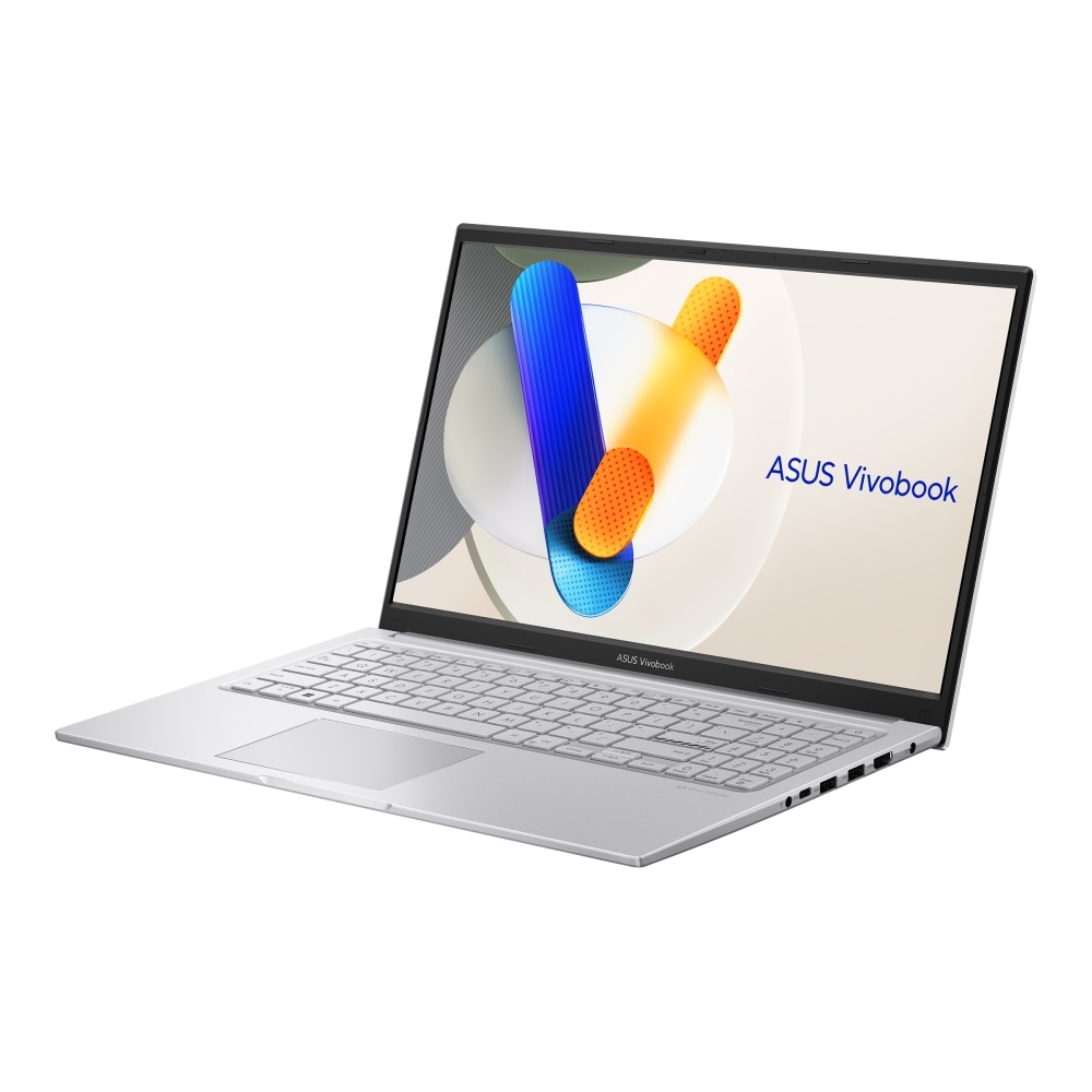 Laptop Asus Vivobook X1504VA-BQ2910, X1504VA-BQ2910, 15.6", Intel Core 5 120U (10-core), Intel Iris Xe Graphics, 16GB 3200MHz (1x 8GB onboard) DDR4, Argintiu