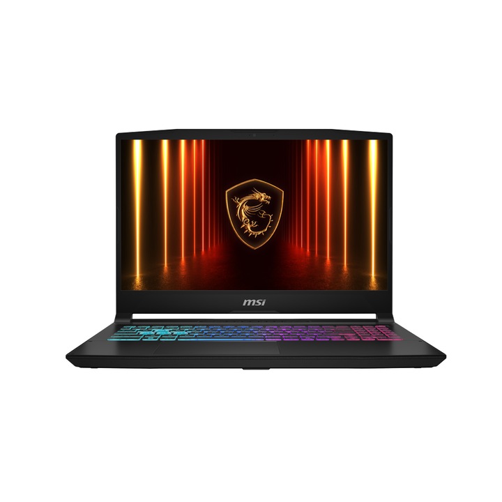 MSI Katana 15 HX B14WFK-281XBG laptop, 9S7-1587C1-281, 15.6", Intel Core i5-14450HX (10-magos), NVIDIA GeForce RTX 5060 (8GB GDDR7), 16GB 5600MHz (2x8GB) DDR5, szürke
