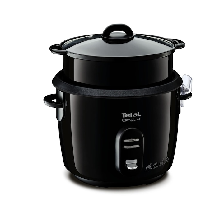 Multifőző Tefal New Classic RK1038, 5L, metálfekete, gőzölő funkcióval