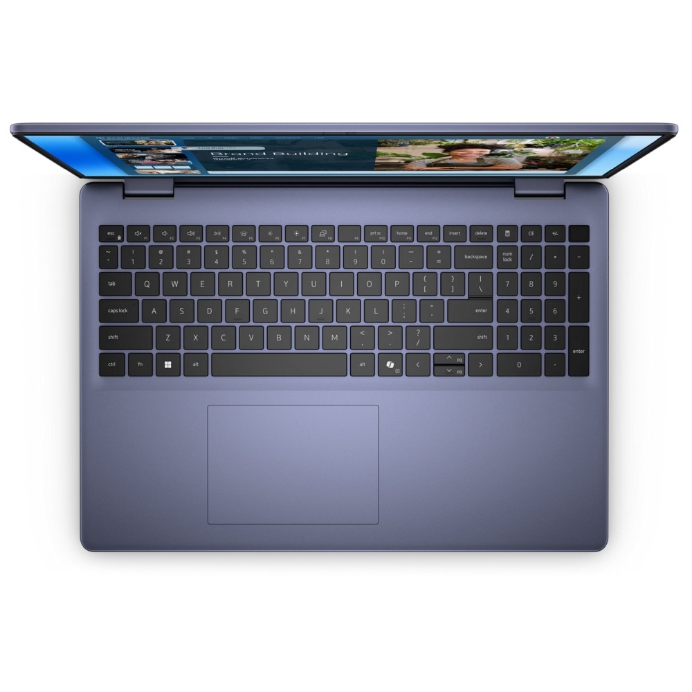 Laptop Dell 16 DC16251, DC16251.RPLU-R.004.UBU, 16", Intel Core 5 120U (10-core), Intel Iris Xe Graphics, 16GB 5200MHz (2x8GB) DDR5, Albastru