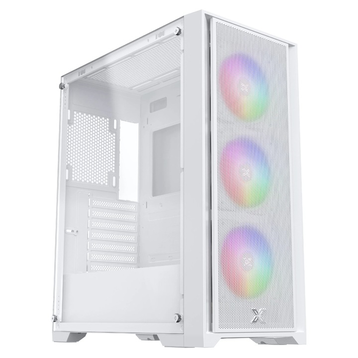 Carcasă de calculator Xigmatek Case ATX - Gaming X II Arctic - 4 ventilatoare ARGB EN42867