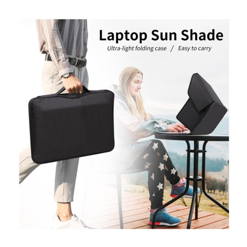 Ombra pentru laptop in aer liber /Rezistent la apa / Anti-Voyeur