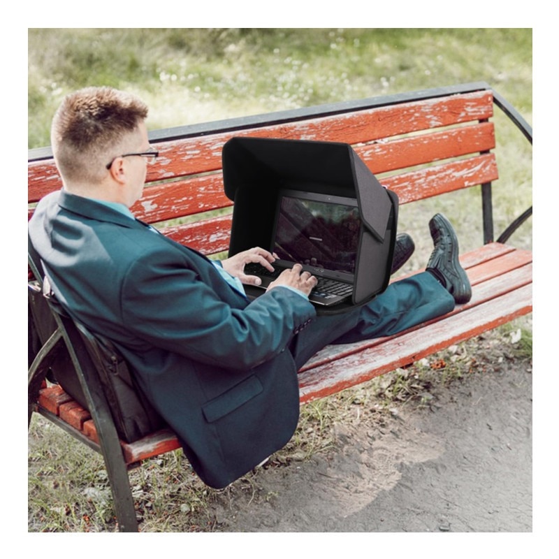 Ombra pentru laptop in aer liber /Rezistent la apa / Anti-Voyeur