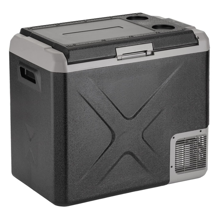 Frigider-Congelator Portabil Brunner, 50 litri, Compresor, -20 la 20°C, 12/24 V DC