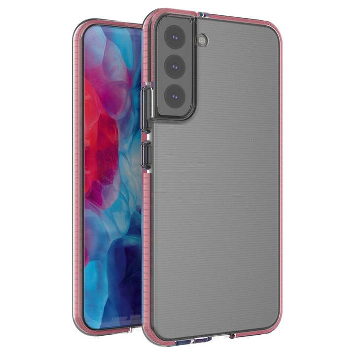 Spring Case tok Samsung Galaxy S22 Plus készülékhez, rózsaszín