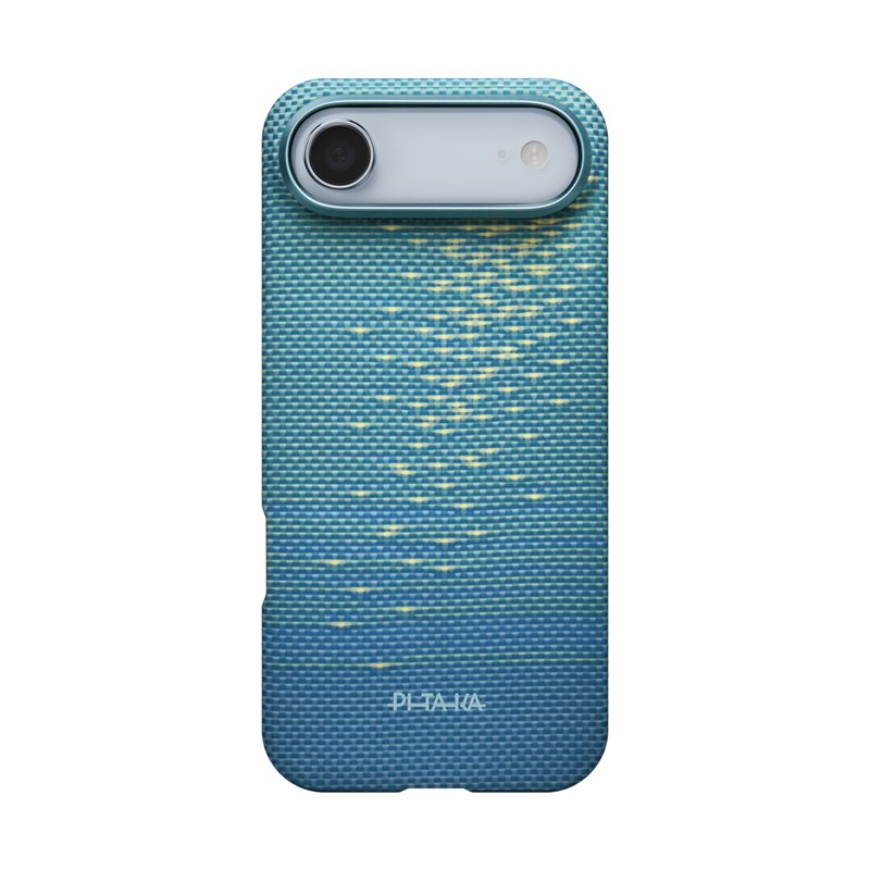 Carcasa Pitaka Ultra-Slim compatibila cu iPhone 17 Air, Lucid Blue