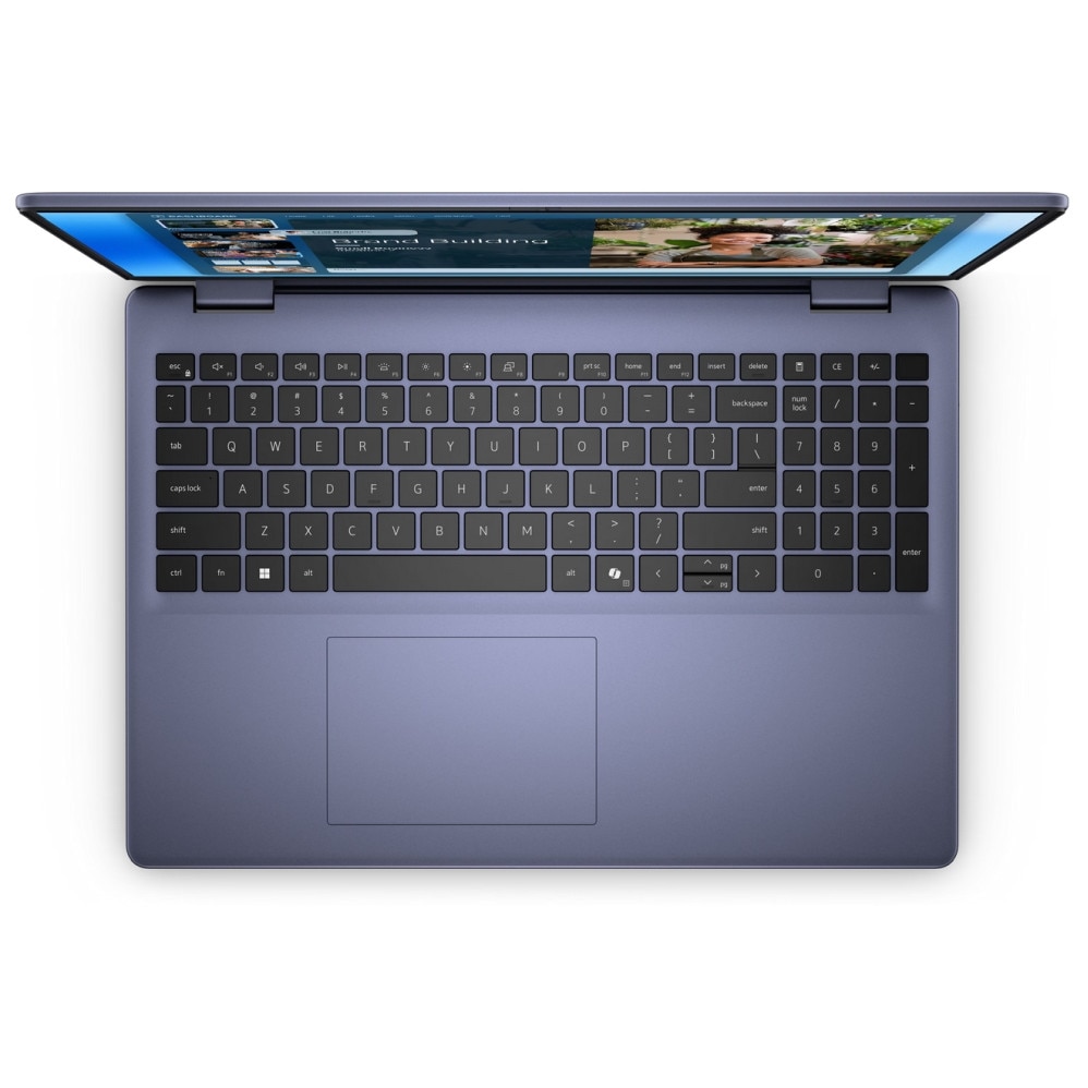 Laptop Dell 16 DC16251, DC16251.RPLU-R.005.UBU, 16", Intel Core 7 150U (10-core), Intel Iris Xe Graphics, 16GB 5200MHz (2x8GB) DDR5, Albastru