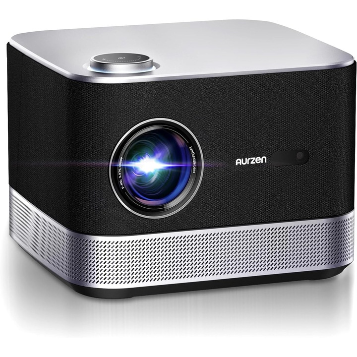 AURZEN Boom 3 projektor, 4K, HDR 10, Wifi6, Bluetooth, 1080P Full HD