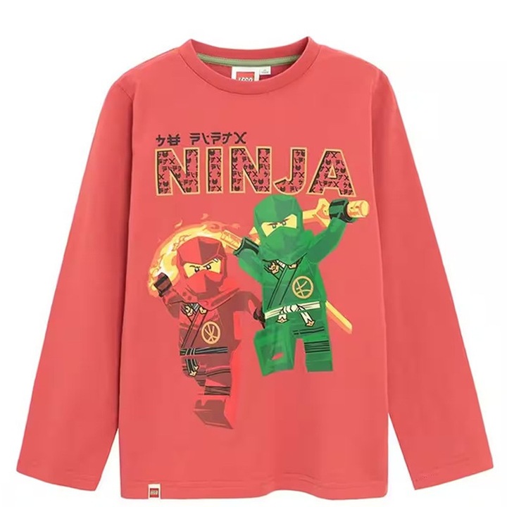 Lego Ninjago Be Ninja hosszu ujju gyerek polo, Többszínű