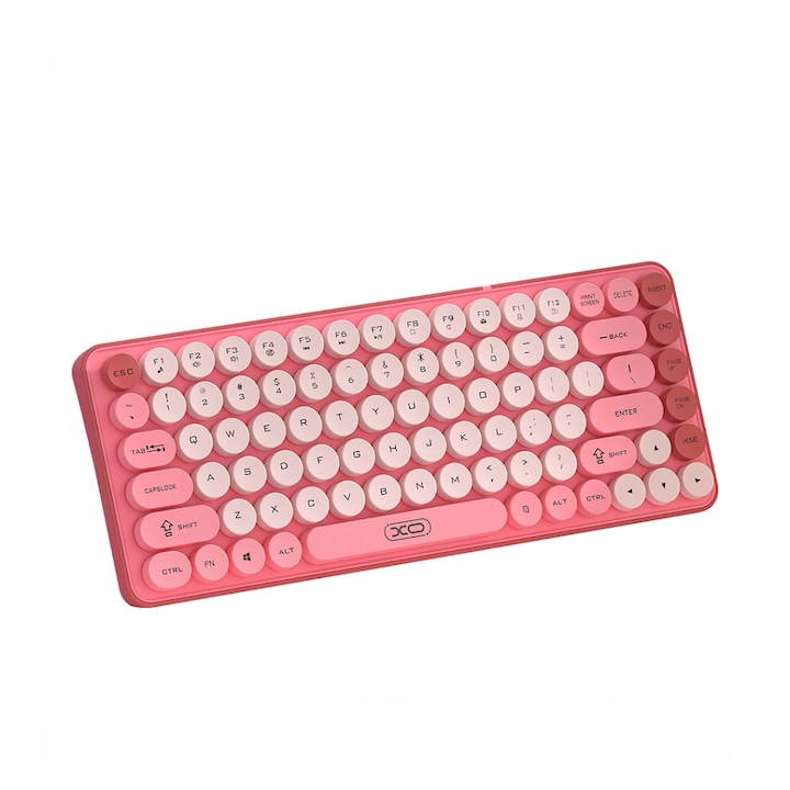 Butoane pentru tastatura mecanica NuPhy Crystal mSA PC Keycaps, Compatibil cu switch-uri MX, Enter US / ISO, Indigo mistic
