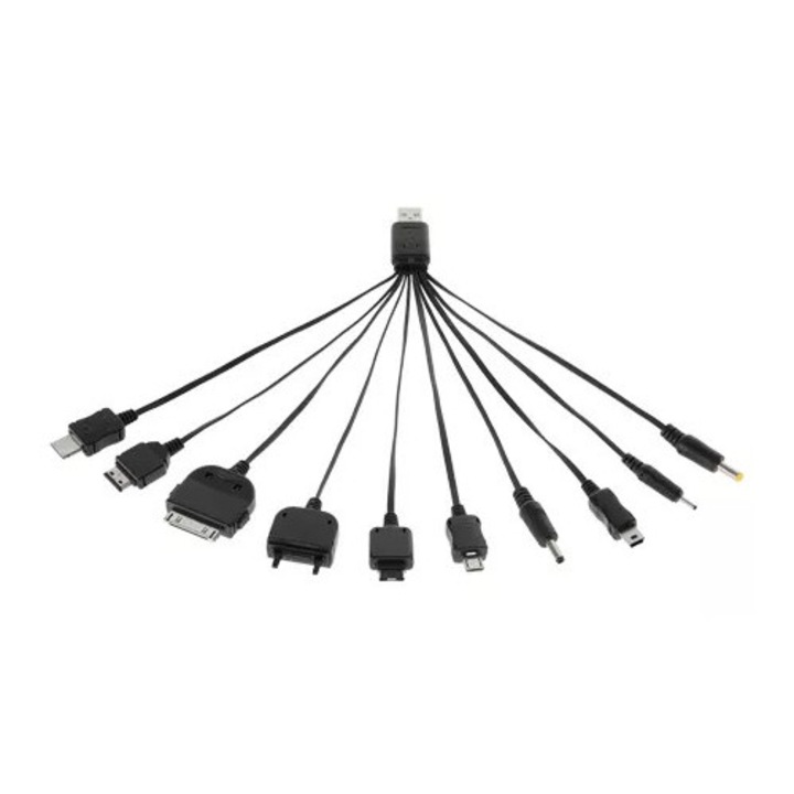 Cabletech univerzális USB adapterkábel, 10 típus