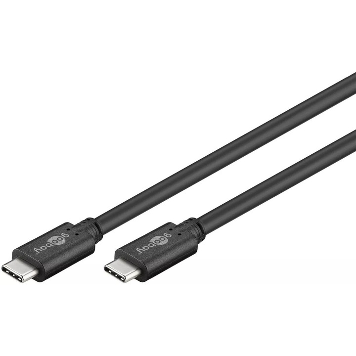 Goobay USB TYPE C 3.2 Gen 1 – USB TYPE C szupergyors töltő és szinkronizáló kábel 3m 3A 5Gbit/s