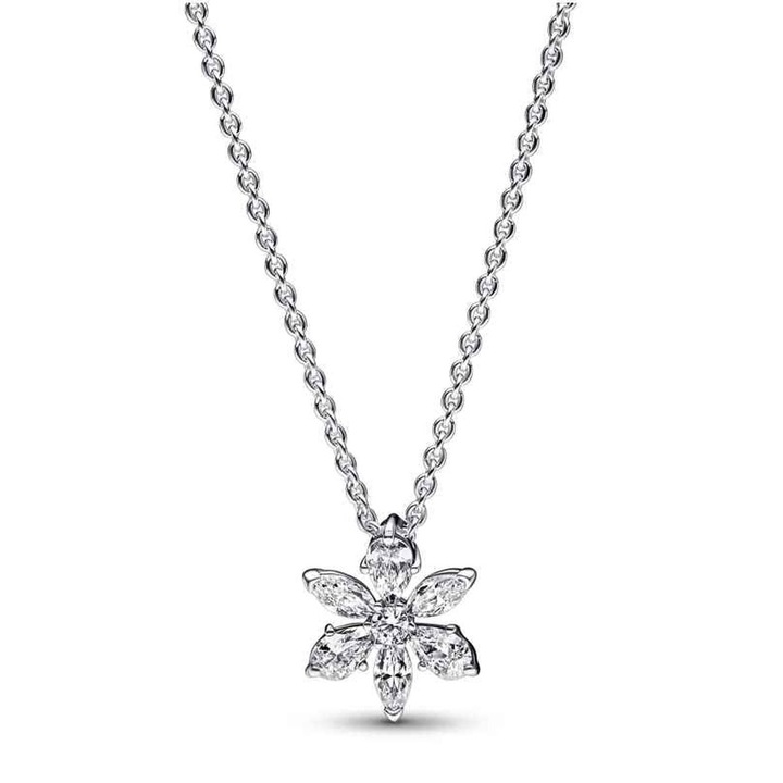 Colier Dama, PANDORA, 392387C01-45, argint 925, otel inoxidabil, inclus husa