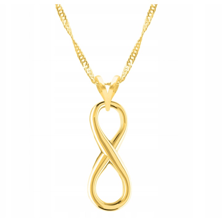 Colier, Larezo, argint 925, placat cu aur, 47cm + 3cm, design elegant