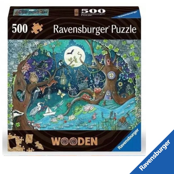 Пъзел Ravensburger 500 части, Вълшебна гора, 40х27см