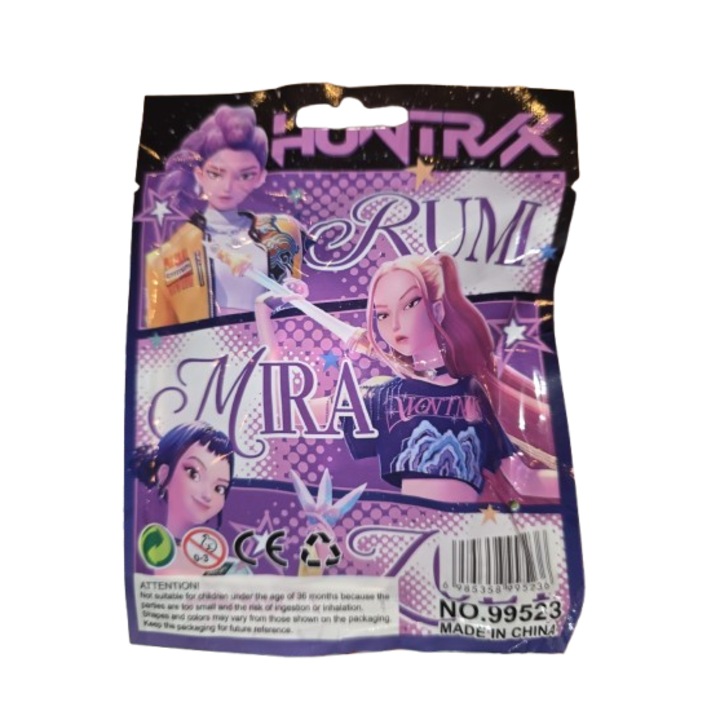 Meglepetés tasak k pop démonvadász VICTINY ® rózsaszín fekete 4/5 cm