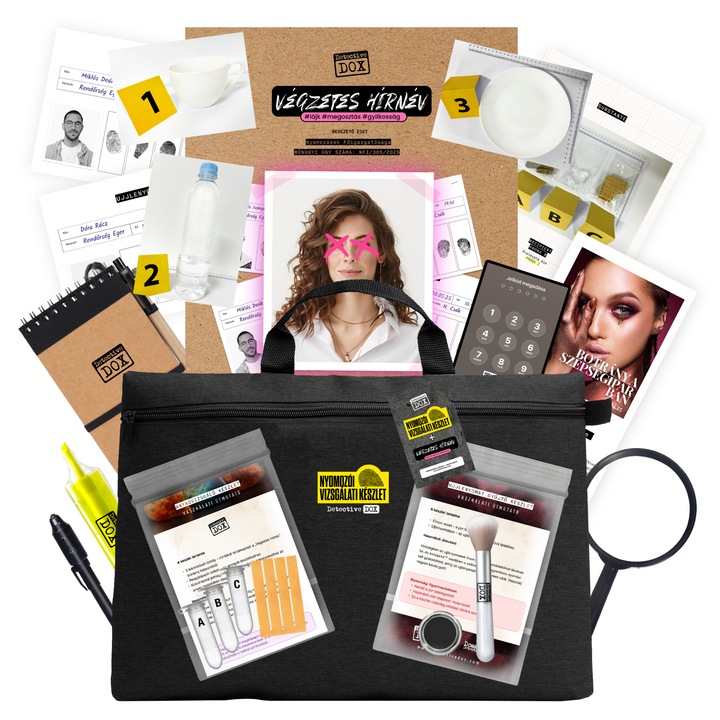 Társasjáték, Detective Dox, Végzetes hírnév + Nyomozó szett