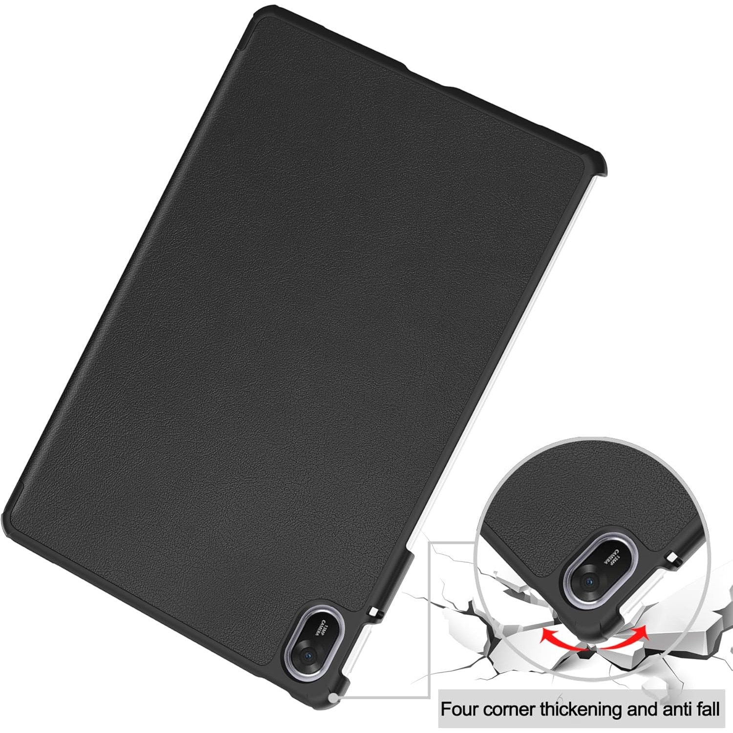 Husa pentru Huawei MatePad 11.5 (2025) tip stand functie sleep/wake-up si inchidere magnetica, protectie 360 - negru