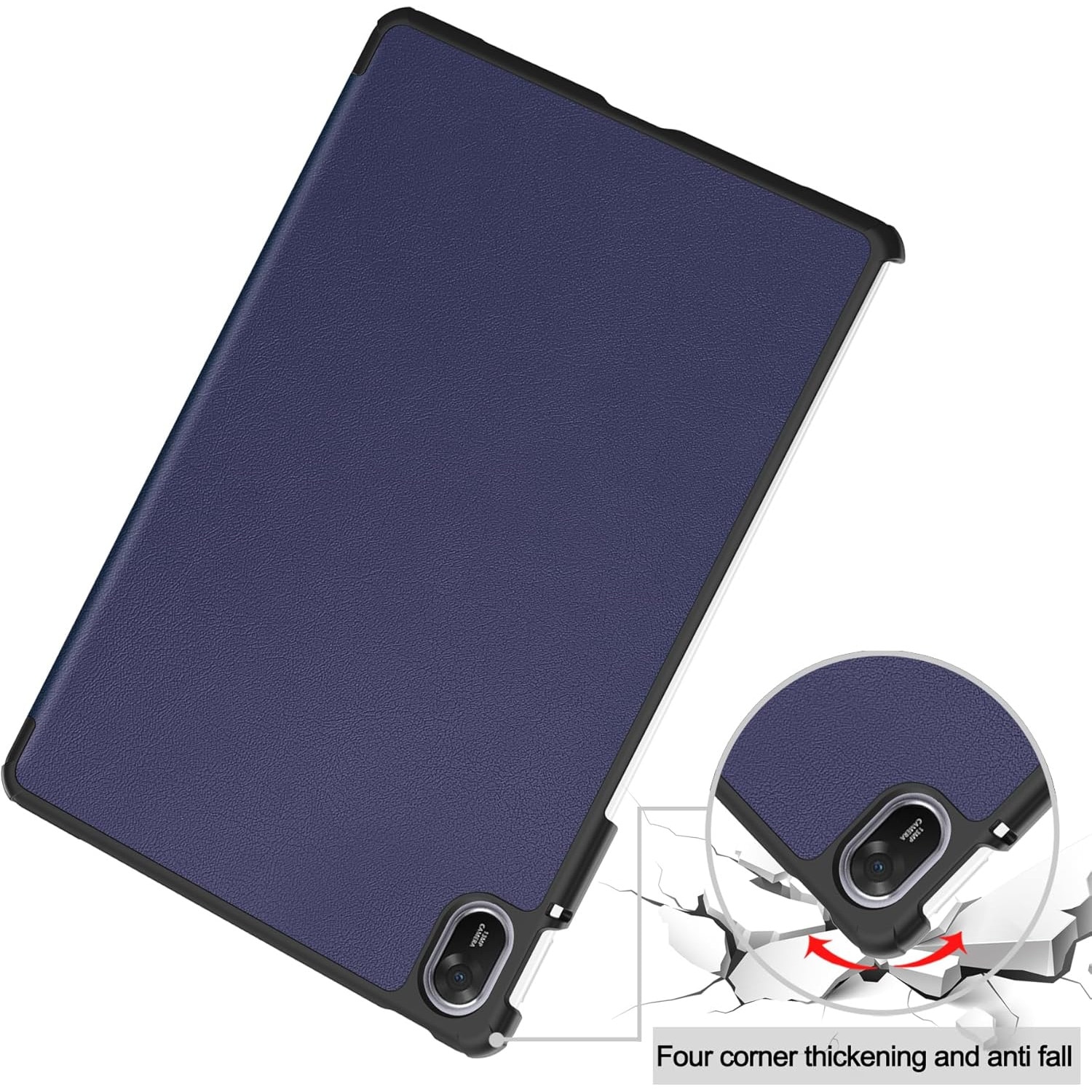 Husa pentru Huawei MatePad 11.5 (2025) tip stand functie sleep/wake-up si inchidere magnetica, protectie 360 - albastru