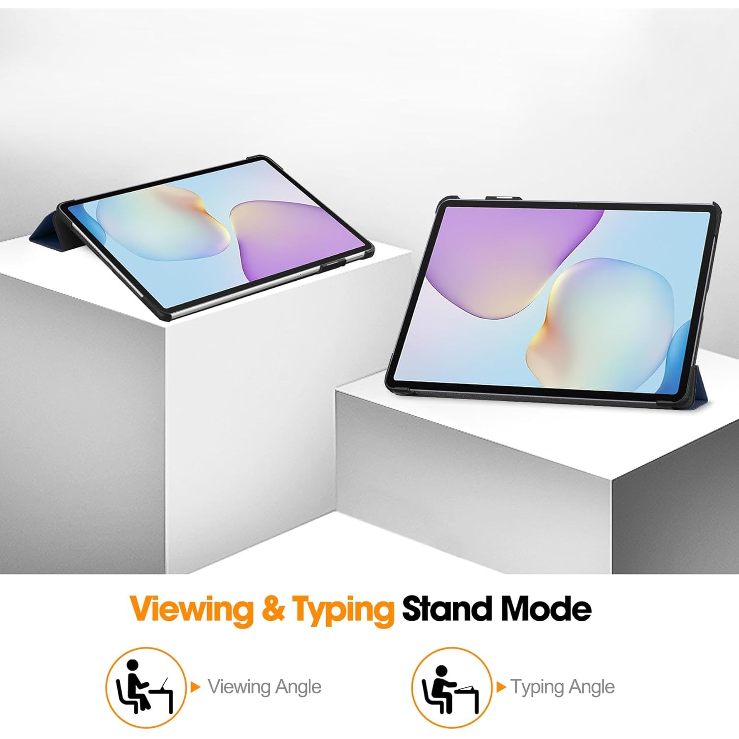 Husa pentru Huawei MatePad 11.5 (2025) tip stand functie sleep/wake-up si inchidere magnetica, protectie 360 - albastru