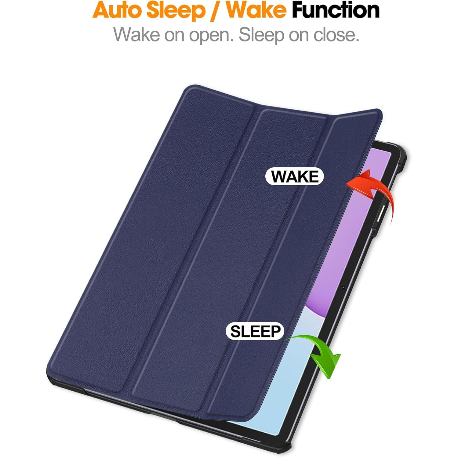 Husa pentru Huawei MatePad 11.5 (2025) tip stand functie sleep/wake-up si inchidere magnetica, protectie 360 - albastru