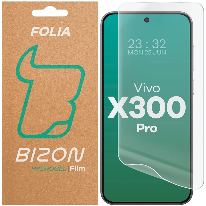 Защитно фолио за протектор на екрана Bizon Glass Hydrogel Front за Vivo X300 Pro
