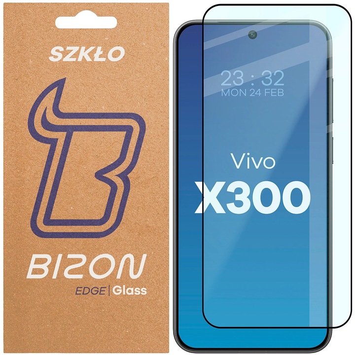 Стъклен протектор Bizon Glass Edge 2 за Vivo X300