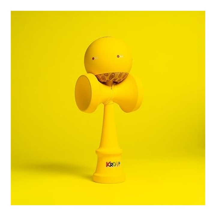 Kendama, KROM Kendama, cu strat cauciucat, galben