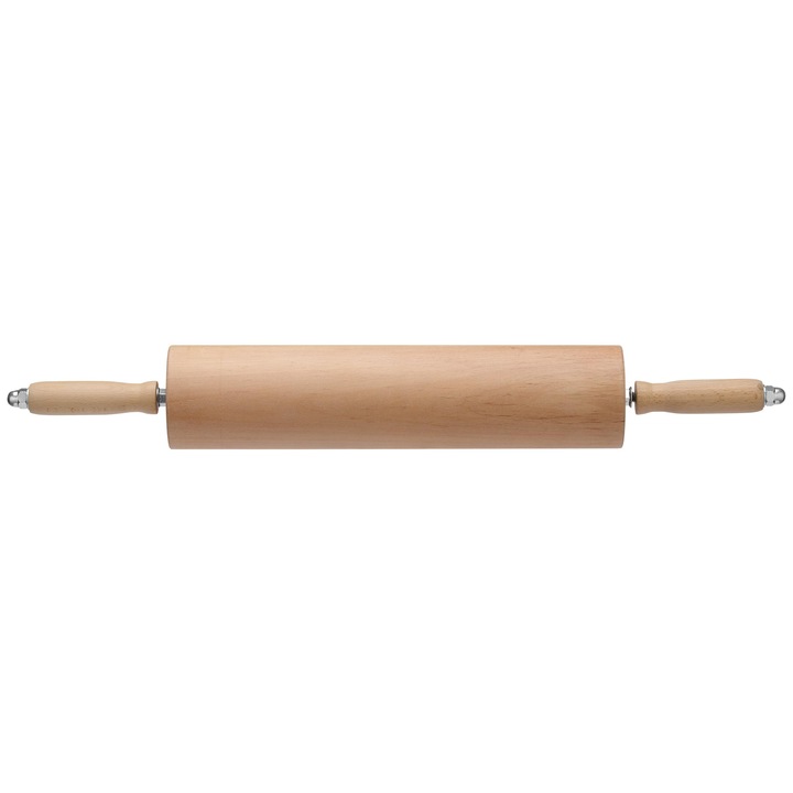 Hendi sodrófa, bükkfa, o90x667mm, acél csapágyakkal, ergonomikus fogantyúkkal