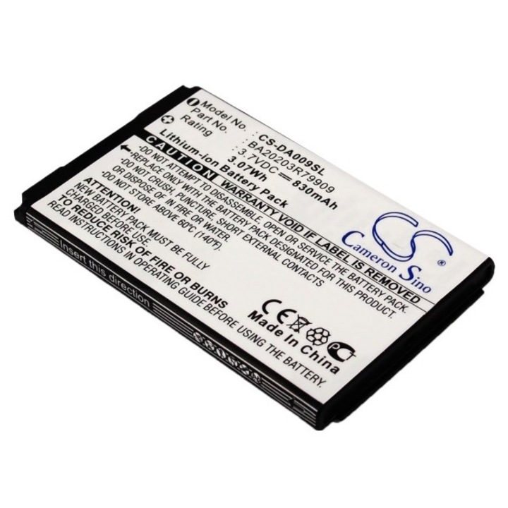 Baterie TECHTEK CS-DA009SL Li-ion 830mAh
