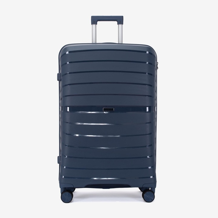 Troler KREAL Hawaii, Dimensiune mare, Cod, Polipropilenă, Albastru, 75x47x31 cm