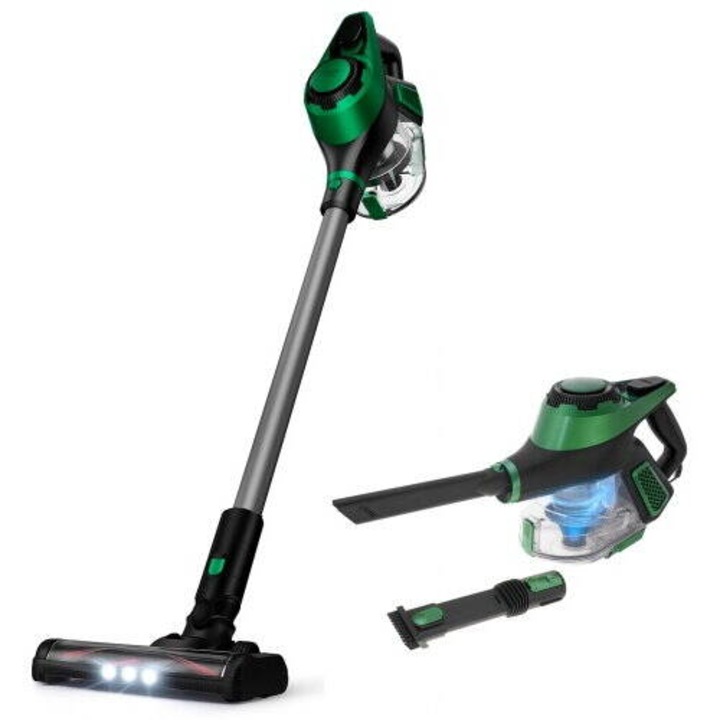 Aspirator Vertical 2in1 Adler AD 7083 Capacitate Colectare 0.8L 15000Pa Filtru HEPA 13 700W Verde