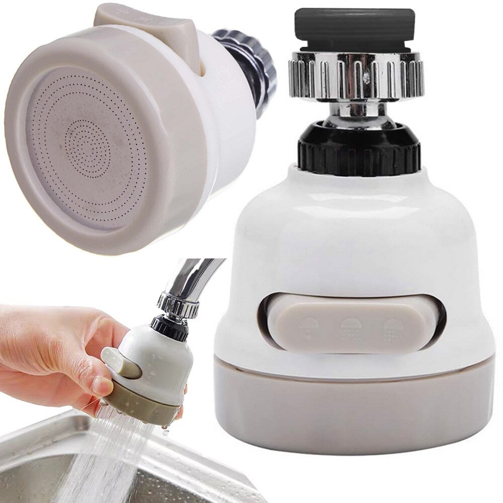 Adaptor perlator 3-in-1 pentru robinet bucătărie, universal, plastic ...