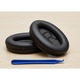 Set perne pentru căști Megara, negru, 2 bucăți, spumă cu memorie, compatibile cu Bose QC45, QC35, QC25