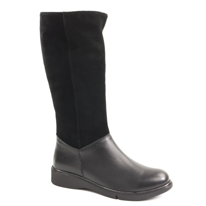 Cizme dama D70 2007 KNG52DNA, Negru